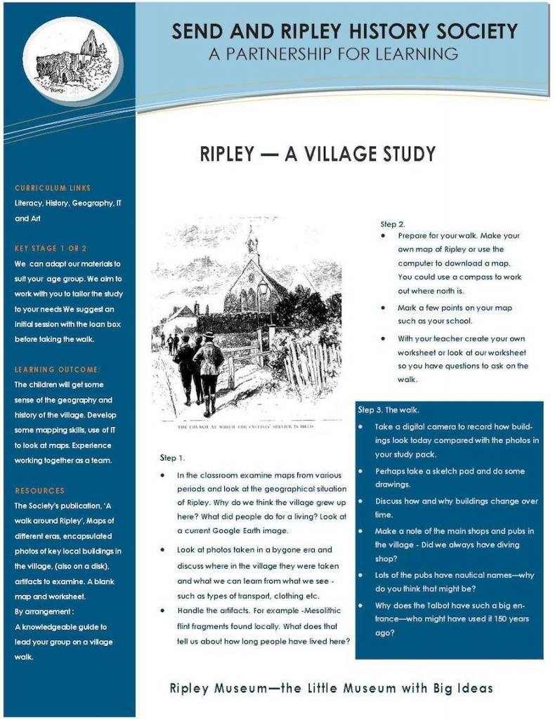 3. Ripley -village study-Send and Ripley History Society