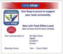 One stop - supporting our community